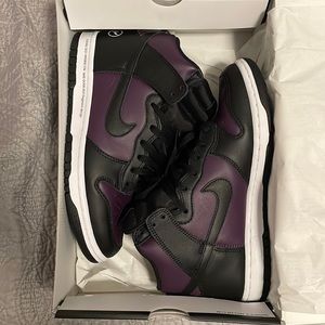 Worn once- Nike high top fragment dunks